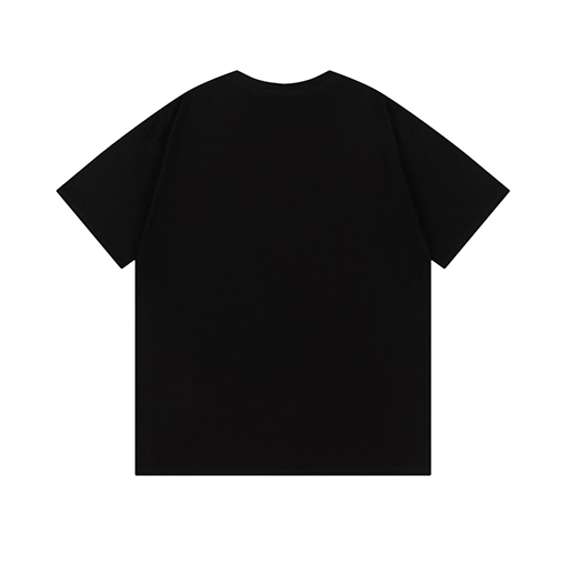 オフホワイト スタイリッシュなルーズバージョンの半袖Tシャツ