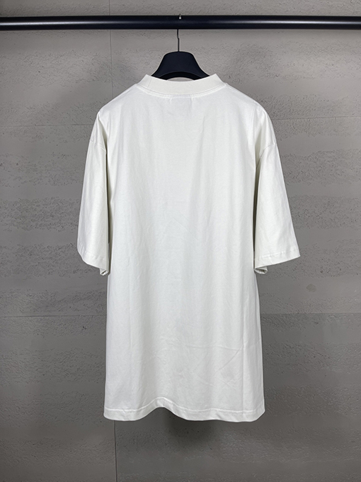 バレンシアガコピー パリコラボプーマシリーズプリントウォッシュ半袖Tシャツ