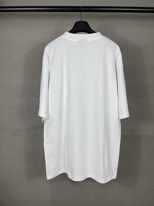 バレンシアガ ロサンゼルス夜景直噴プリント重ね二重半袖Tシャツ