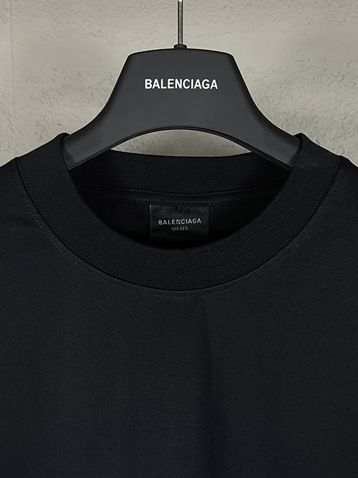 バレンシアガ パリのコラボレーションSchollプリント半袖Tシャツ