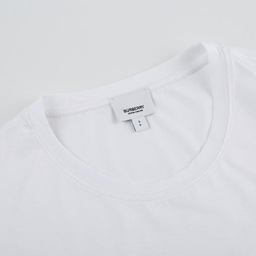バーバリー 新しいポケットストライプシルクコットン半袖Tシャツ