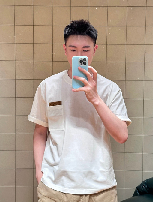 ボッテガヴェネタ 新しいコットンニット半袖Tシャツ