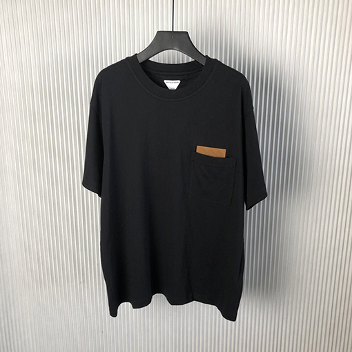 ボッテガヴェネタ 新しいコットンニット半袖Tシャツ
