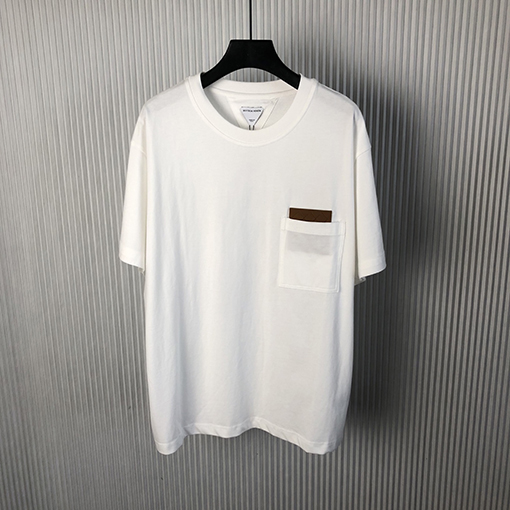 ボッテガヴェネタ 新しいコットンニット半袖Tシャツ