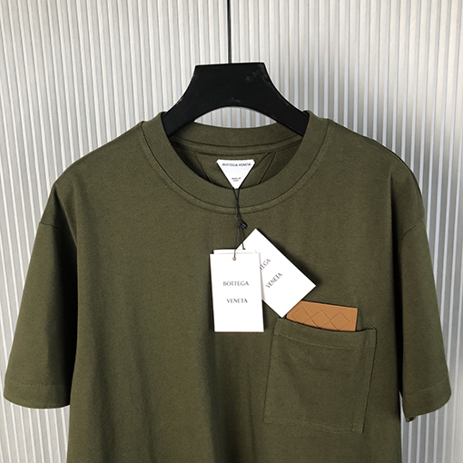 ボッテガヴェネタ 新しいコットンニット半袖Tシャツ