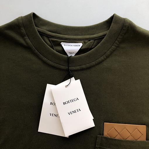 ボッテガヴェネタ 新しいコットンニット半袖Tシャツ