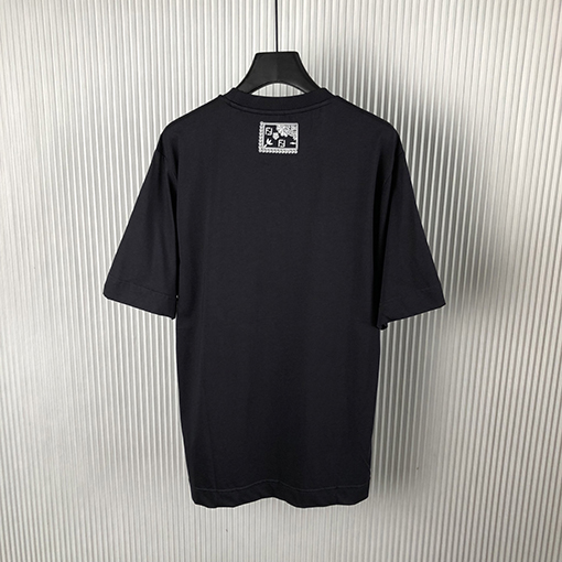 フェンディ 新しい胸ポケットプリント半袖Tシャツ