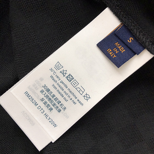 ルイヴィトン 新しい DAMIER ゴールド文字刺繍半袖Tシャツ
