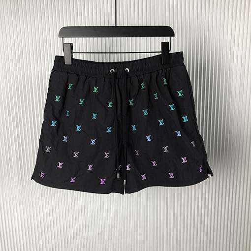 ルイヴィトン 新しい BLASON グラデーション刺繍ビーチショーツ