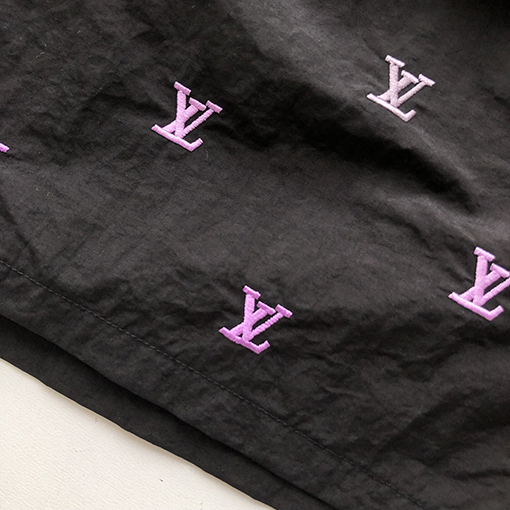 ルイヴィトン 新しい BLASON グラデーション刺繍ビーチショーツ