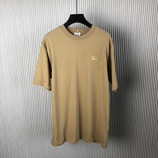 バーバリー 新しい馬術騎士バッジ綿半袖Tシャツ
