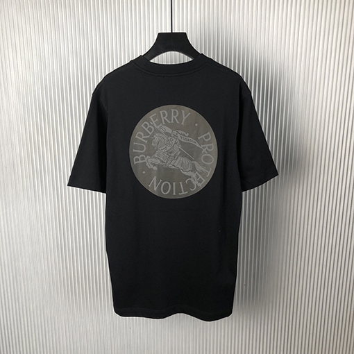 バーバリー 新しい馬術騎士バッジ綿半袖Tシャツ