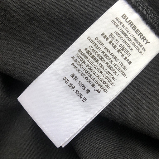 バーバリー 新しい馬術騎士バッジ綿半袖Tシャツ