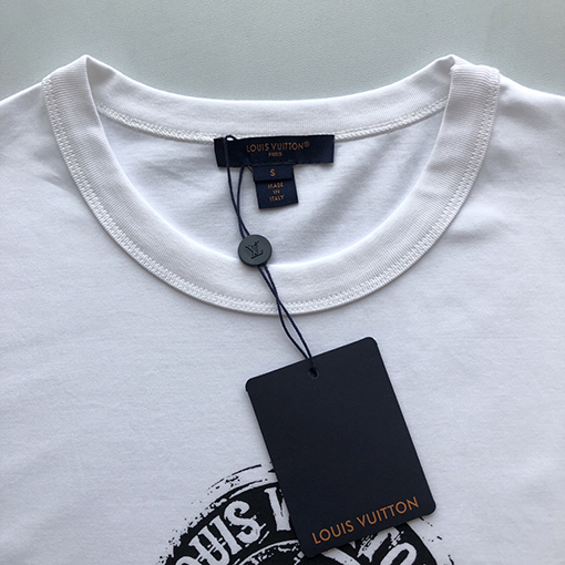 ルイヴィトン 新作スタンププリント半袖Tシャツ