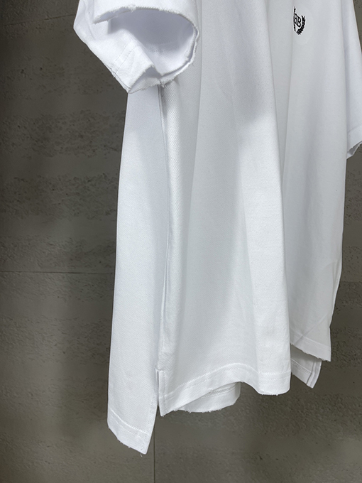バレンシアガ新しい前後のクラシックなロゴ麦穂刺繍POLOシャツ
