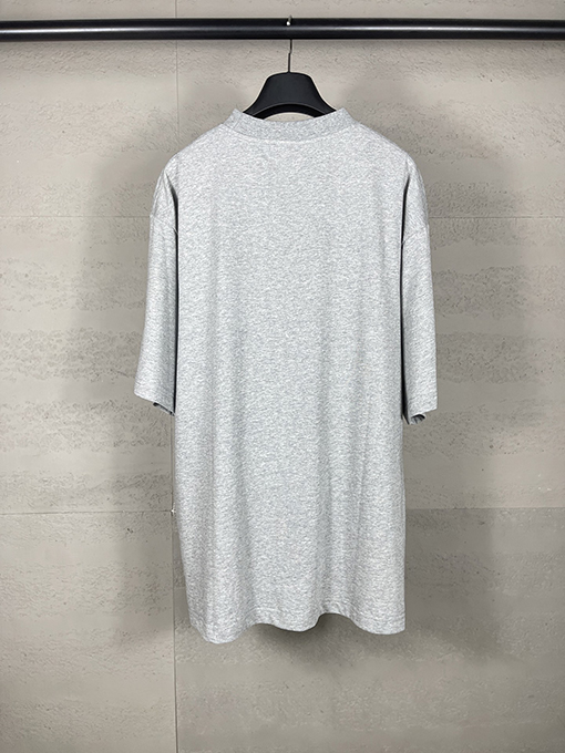 バレンシアガフロントアートプリント半袖Tシャツ
