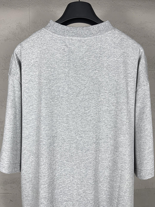 バレンシアガフロントアートプリント半袖Tシャツ