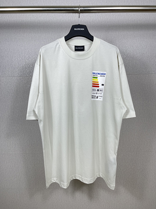 バレンシアガコピーエネルギーメーターエコマーク半袖Tシャツ
