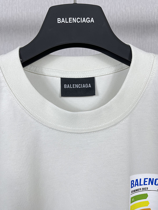 バレンシアガコピーエネルギーメーターエコマーク半袖Tシャツ