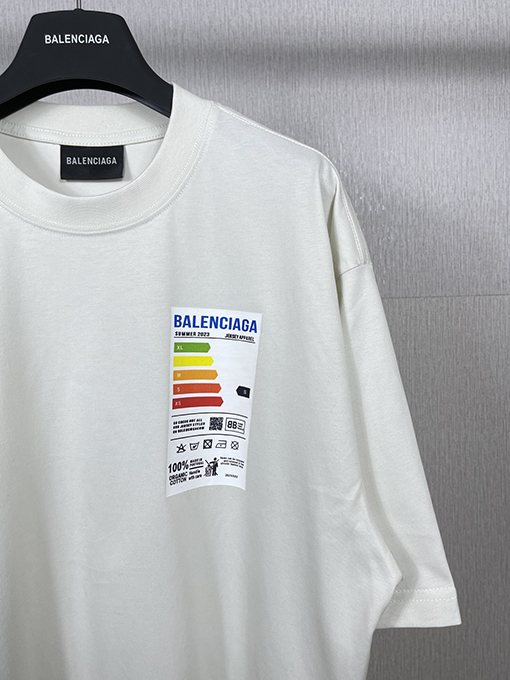バレンシアガコピーエネルギーメーターエコマーク半袖Tシャツ
