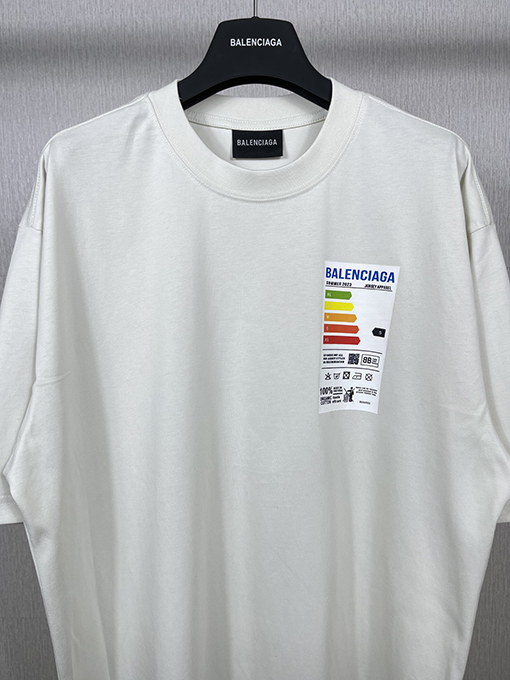 バレンシアガコピーエネルギーメーターエコマーク半袖Tシャツ
