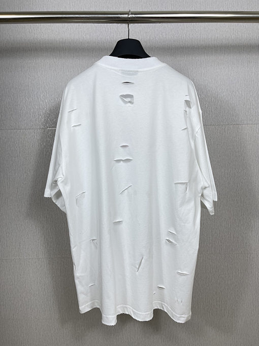 バレンシアガプリント半袖Tシャツ