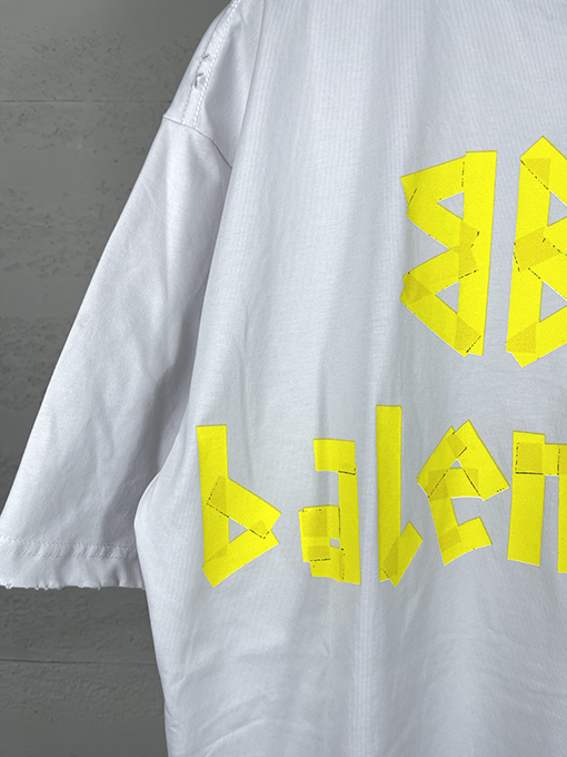 バレンシアガスーパーコピー古い半袖Tシャツ