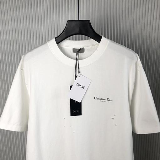 ディオール新しいスズランプリント半袖Tシャツ