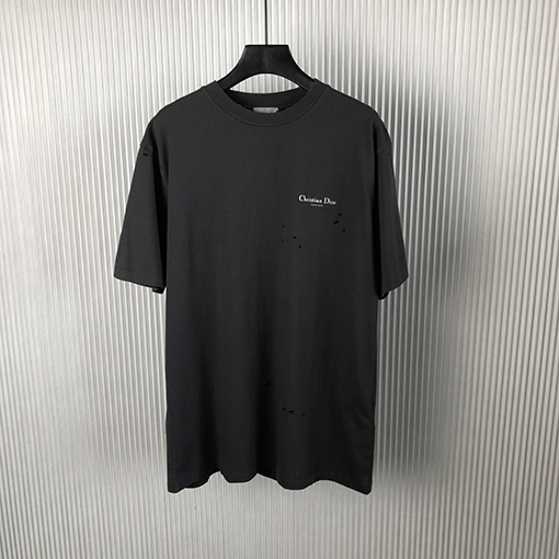 ディオール新しいスズランプリント半袖Tシャツ