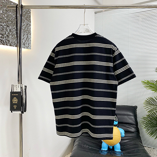 アクネストゥディオズ コピー新しいストライプの半袖Tシャツ