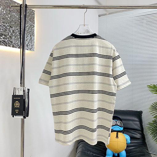 アクネストゥディオズ コピー新しいストライプの半袖Tシャツ
