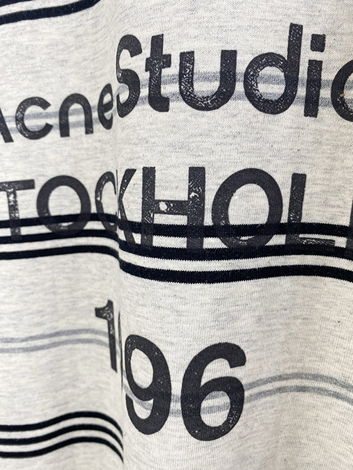 アクネストゥディオズ コピー新しいストライプの半袖Tシャツ