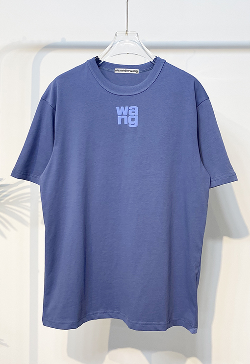 アレキサンダーワン 新しいフォームフォント半袖Tシャツ