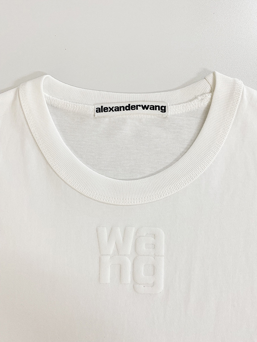 アレキサンダーワン 新しいフォームフォント半袖Tシャツ