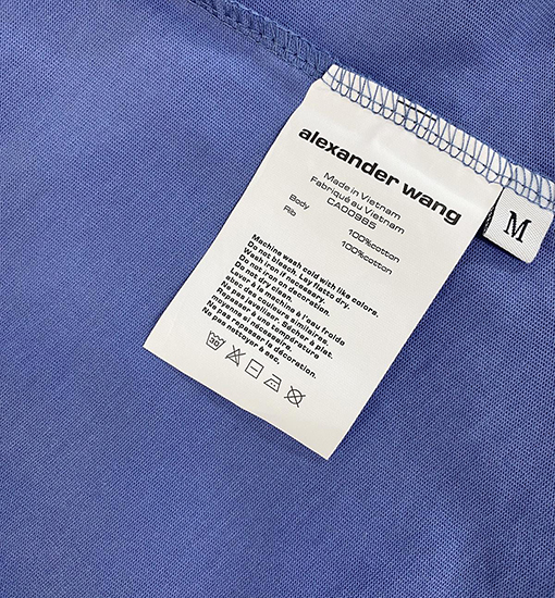 アレキサンダーワン フォームフォント半袖Tシャツ