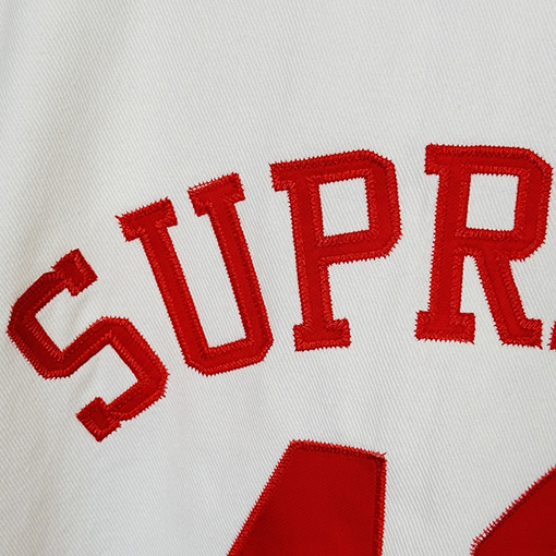 シュプリームコピー x 40 Acres コラボコレクションSS25 Twill Baseball Jersey 半袖ベースボールジャージ