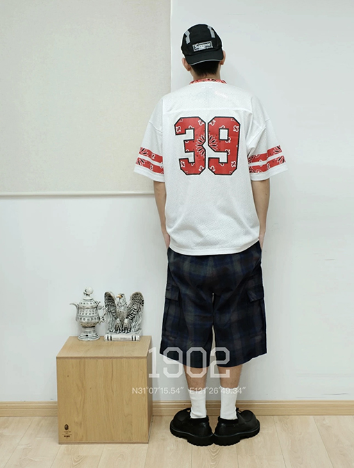 シュプリームコピー SS25 BANDANA FOOTBALL JERSEY 39カシューフラワージャージ
