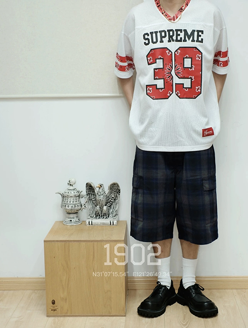 シュプリームコピー SS25 BANDANA FOOTBALL JERSEY 39カシューフラワージャージ
