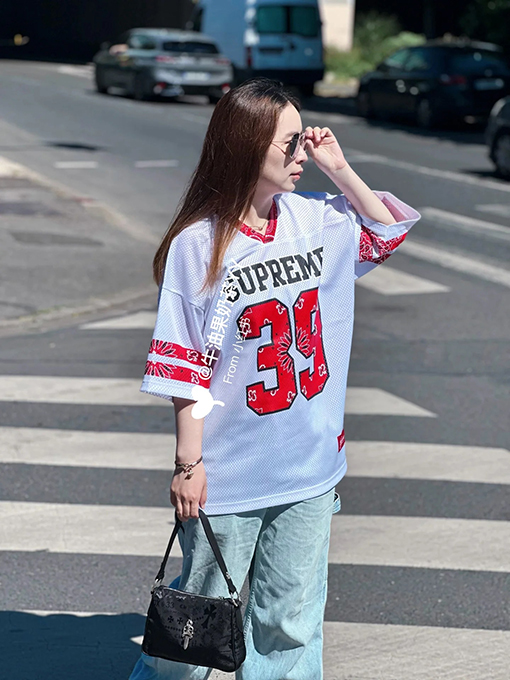 シュプリームコピー SS25 BANDANA FOOTBALL JERSEY 39カシューフラワージャージ
