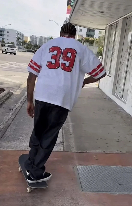 シュプリームコピー SS25 BANDANA FOOTBALL JERSEY 39カシューフラワージャージ