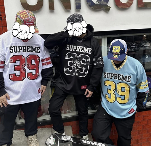 シュプリームコピー SS25 BANDANA FOOTBALL JERSEY 39カシューフラワージャージ