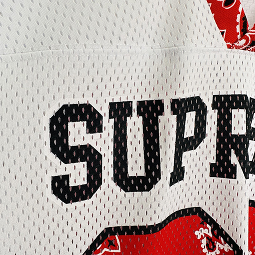 シュプリームコピー SS25 BANDANA FOOTBALL JERSEY 39カシューフラワージャージ