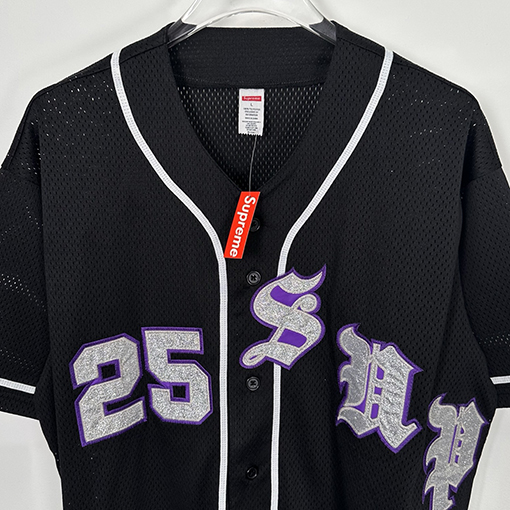 シュプリームコピー SS25 OLD ENGLISH BASEBALL JERSEY 25ベースボールTシャツ
