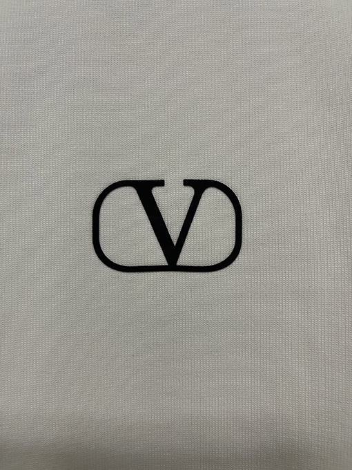 ヴァレンティノコピー 新しいロゴの文字プリント半袖Tシャツ