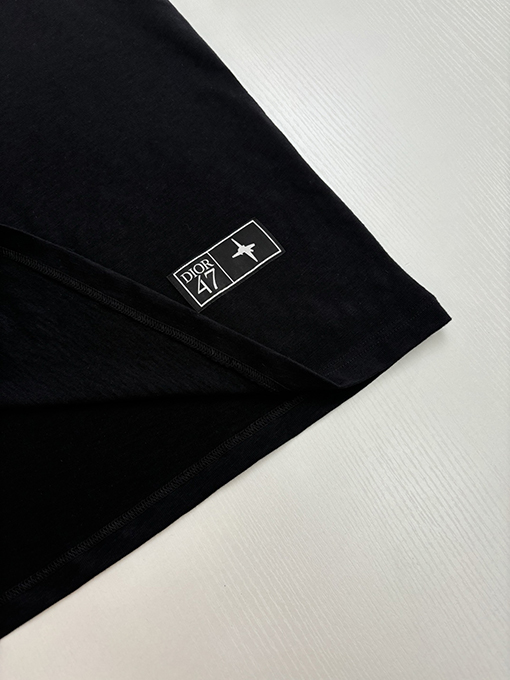 ディオールコピー グラデーション刺繍ハミルトンコラボ半袖Tシャツ