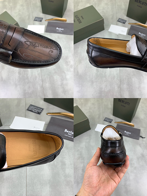グッチ 新しい新しいビジネス革シューズ
