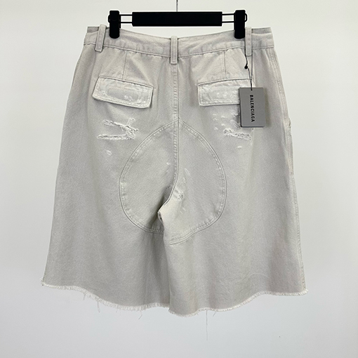 バレンシアガ ファッション穴デニムパンツ
