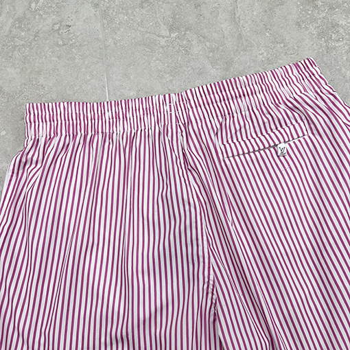 ルイヴィトン シリコンロゴストライプパンツ