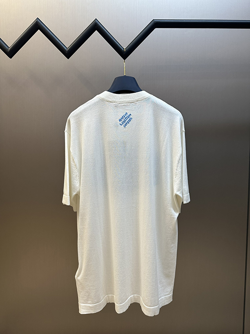 ルイヴィトンコピー 小島ジャカードニット半袖Tシャツ