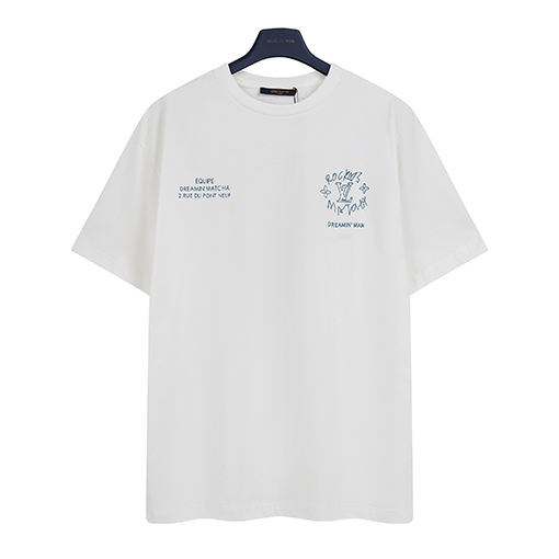 ルイヴィトン コーヒーコラボプリント半袖Tシャツ